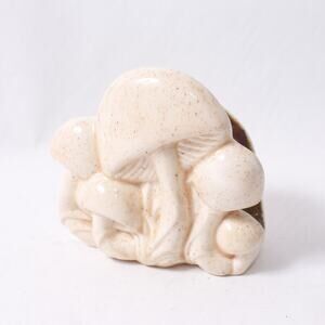 Vintage 1970s Ceramic Merry Mushroom Napkin Holder Serving Decor ~ 260521-WH 723